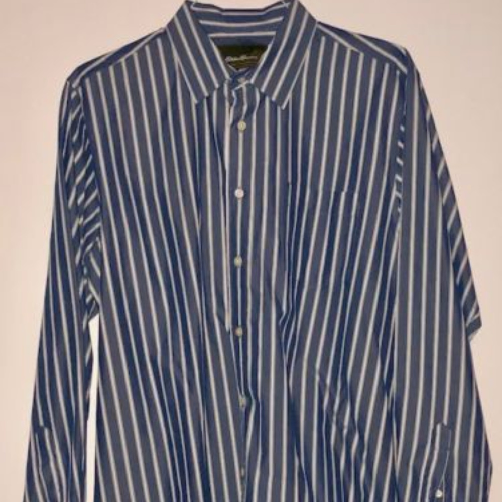 Eddie Bauer Dress Shirt Button Down Men's Shirt